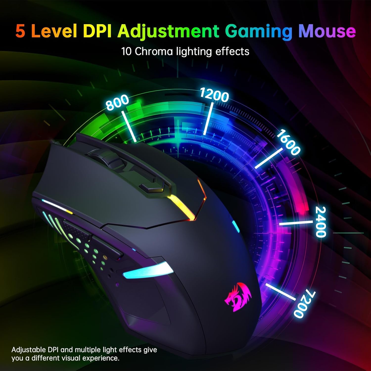 S101-3 Wired RGB Backlit Gaming Keyboard and Mouse Combo, Programmable Keyboard and Mouse (800-7200DPI), Gaming Headset Mouse Pad Combo All in 1 PC Gamer Bundle for Windows PC (Black)