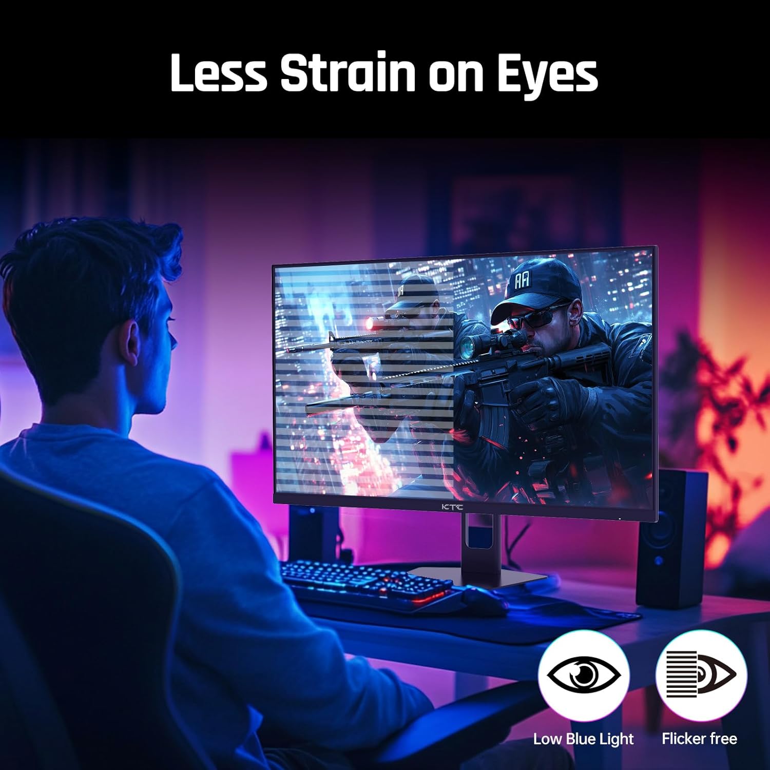27'' 280Hz 240Hz Gaming Monitor 1Ms GTG 350Nits Fast VA 1080P Tilt 126% Srgb Adaptive Sync 4000:1 Contrast Ratio HDR Displayport 1.4/HDMI 2.0 VESA