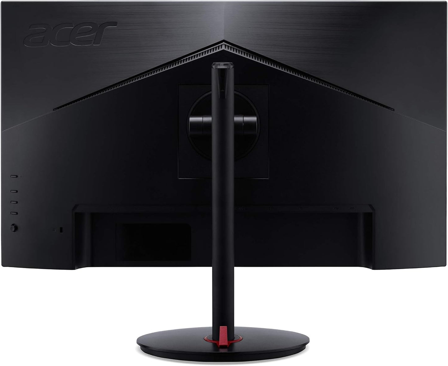 Nitro 27" WQHD 2560 X 1440 PC Gaming IPS Monitor | AMD Freesync Premium up to 180Hz Refresh 0.5Ms DCI-P3 95% 1 Display Port 1.2 & 2 HDMI 2.0 XV271U M3Bmiiprx,Black