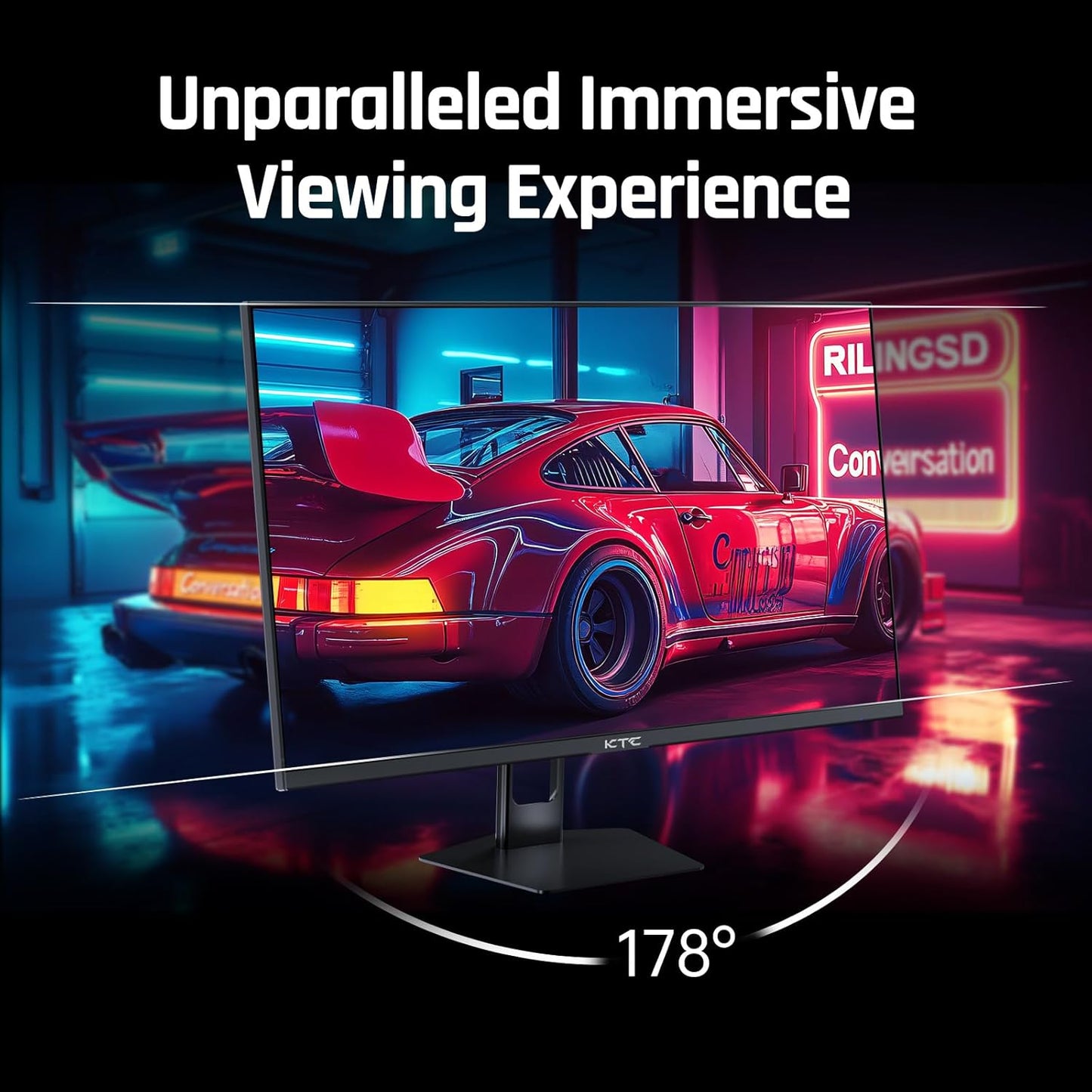 27'' 280Hz 240Hz Gaming Monitor 1Ms GTG 350Nits Fast VA 1080P Tilt 126% Srgb Adaptive Sync 4000:1 Contrast Ratio HDR Displayport 1.4/HDMI 2.0 VESA