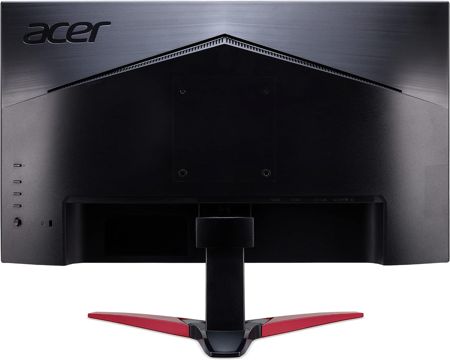 Nitro KG241Y Sbiip 23.8” Full HD (1920 X 1080) VA Gaming Monitor | AMD Freesync Premium Technology | 165Hz Refresh Rate | 1Ms (VRB) | Zeroframe Design | 1 X Display Port 1.2 & 2 X HDMI 2.0,Black
