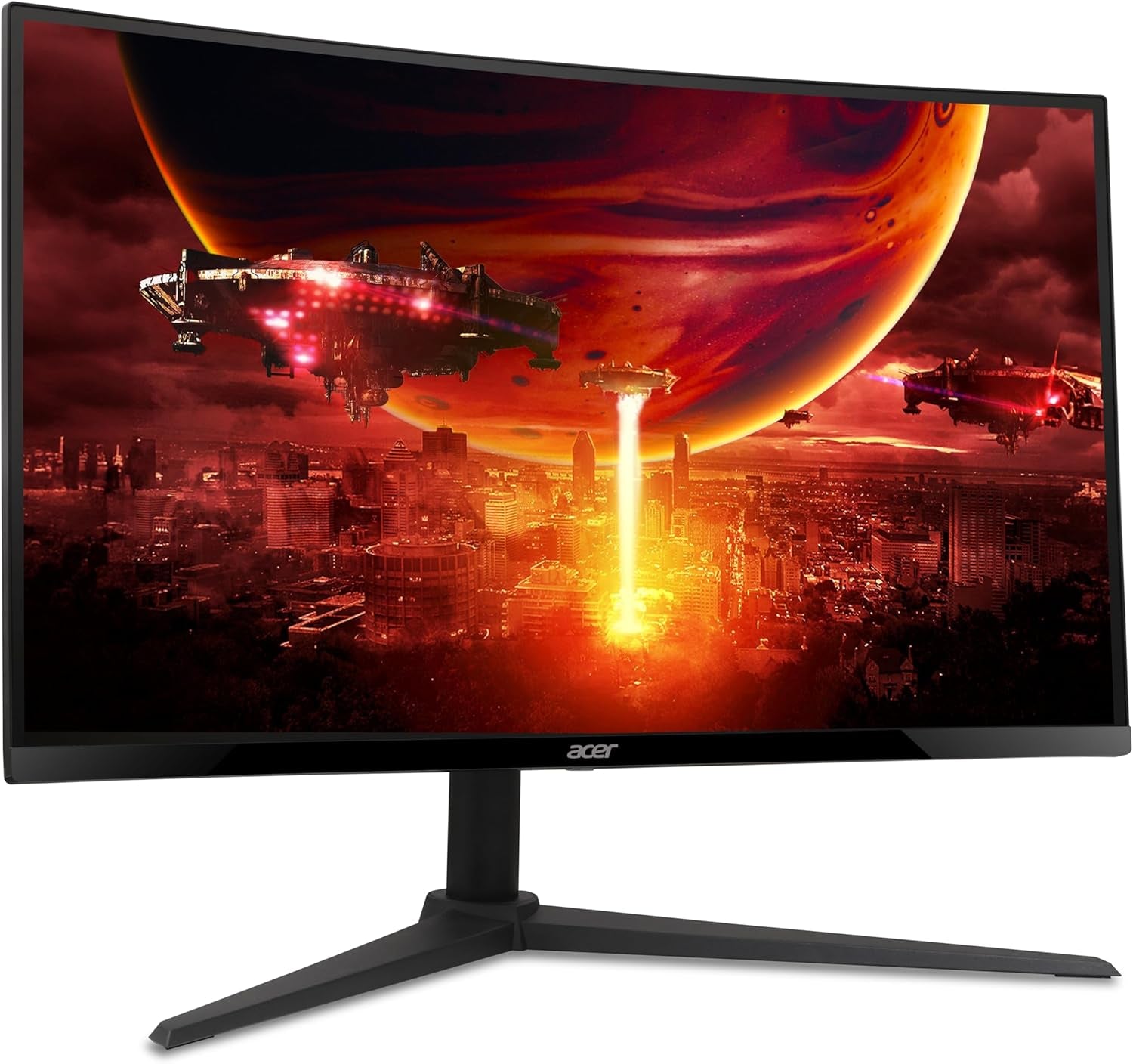 Nitro 27 Inch 1500R Curved Zero-Frame Full HD (1920 X 1080) Gaming Monitor | AMD Freesync Premium | up to 280Hz Refresh | 1Ms VRB | One Display Port 1.4 and Two HDMI 2.0 Ports | XZ270